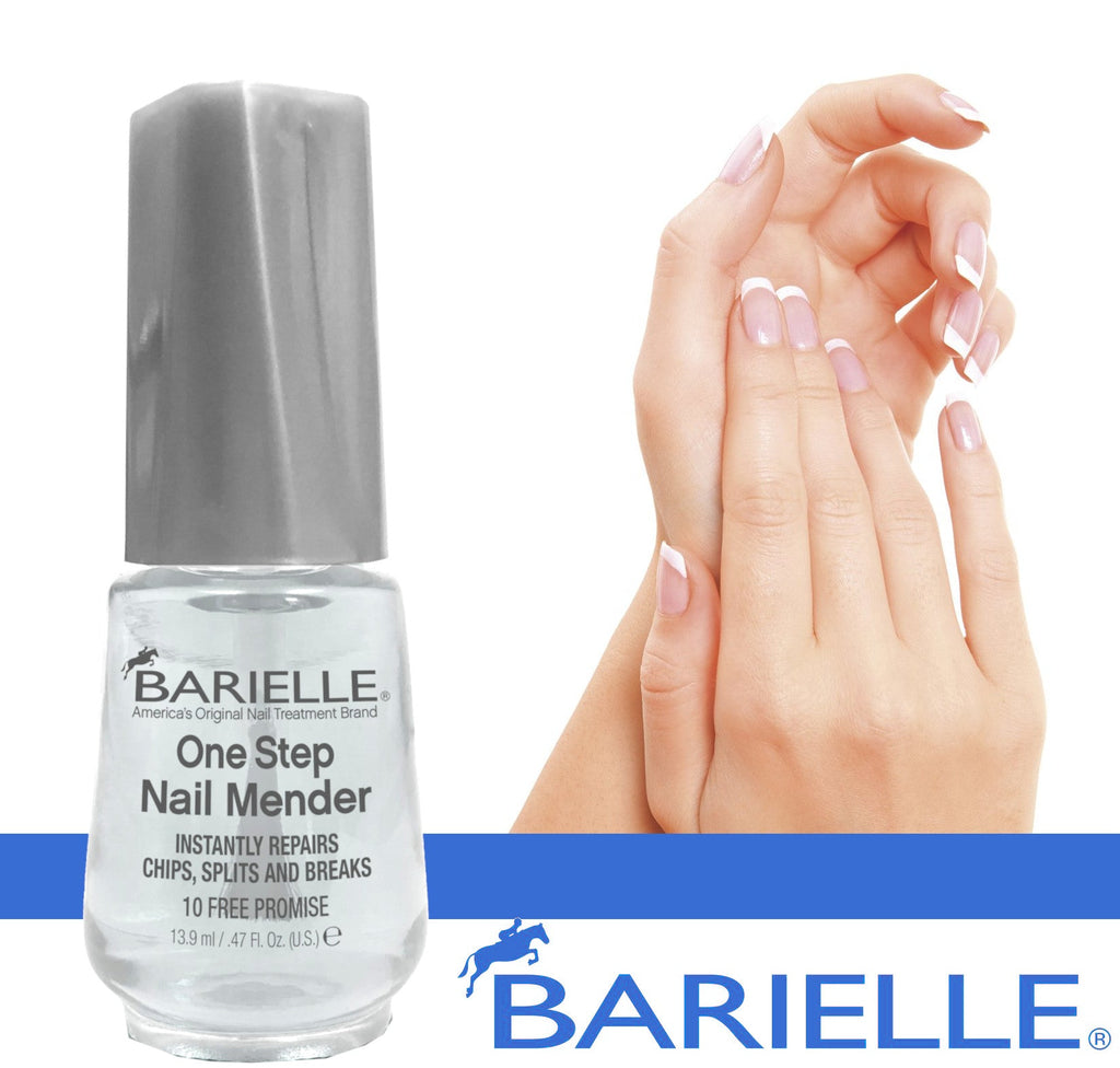 Barielle One Step Nail Mender with Barielle Nail Strengthener 1oz - 2-PC Nail Repair & Treatment Set
