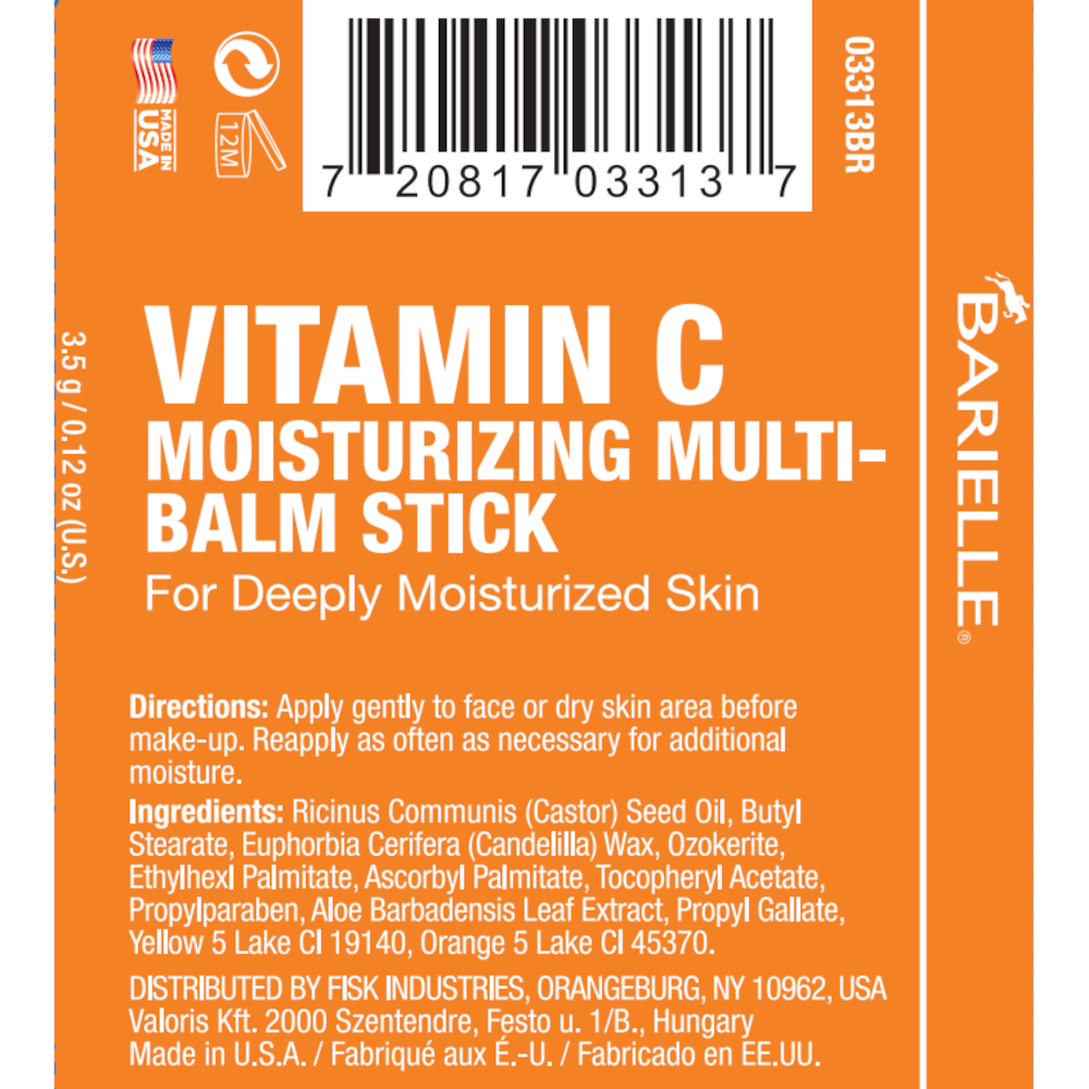 Barielle Vitamin C Moisturizing Balm Stick for Deeply Moisturized Skin (4-PACK)