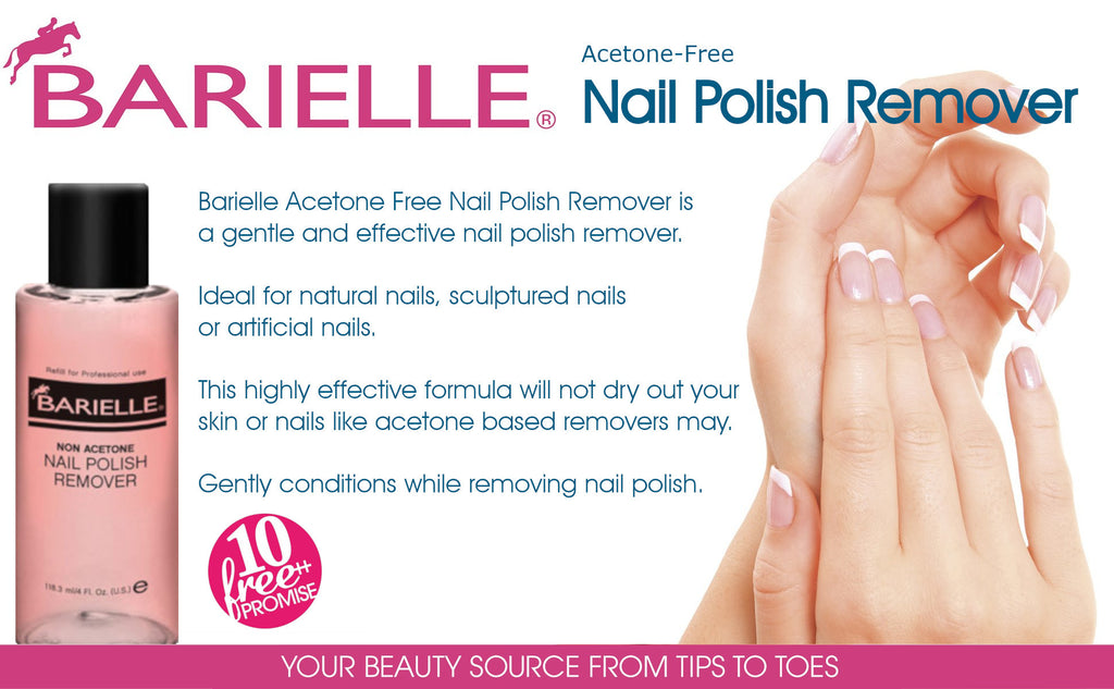 Barielle Acetone Free Nail Polish Remover 4 oz.