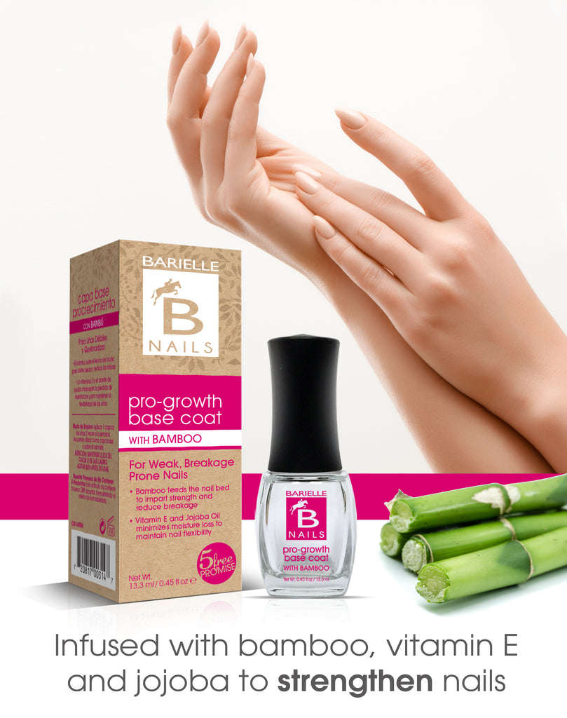 Barielle Pro-Growth Base Coat .45 oz. - with Bamboo