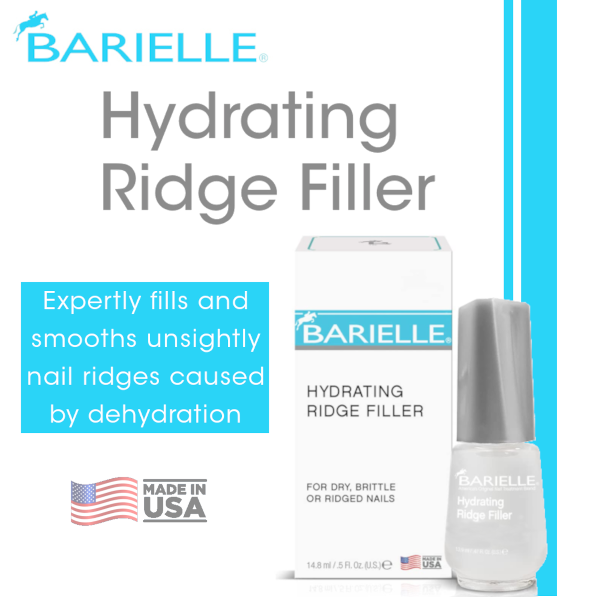 Barielle Hydrating Ridge Filler Base Coat .5 oz.