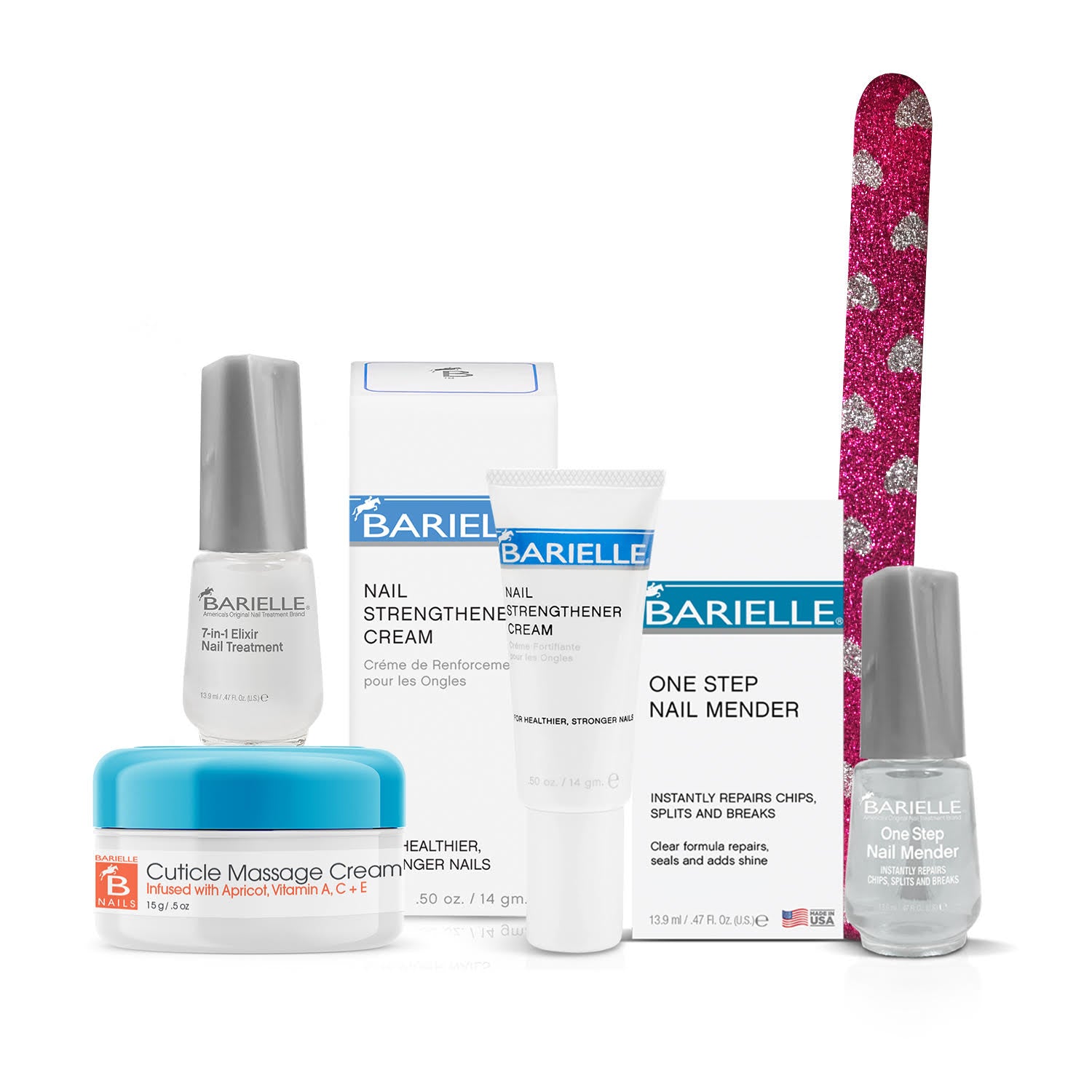 Barielle Fixer to Fabulous Collection 4-PC Set with Free Glitter Nail File