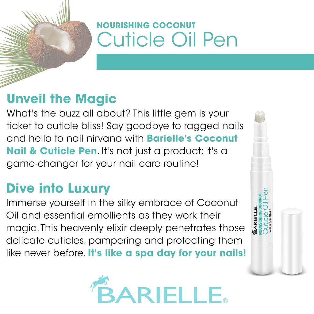 Barielle Nourishing Coconut Cuticle Oil Pen .14 oz. (2-PACK)