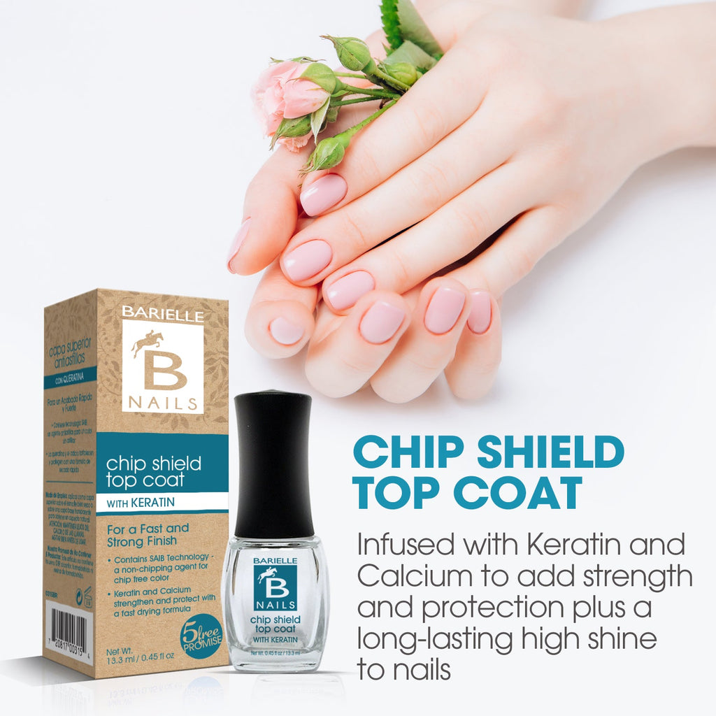 Barielle Nails Chip Shield Top Coat .5 oz. (PACK OF 2)