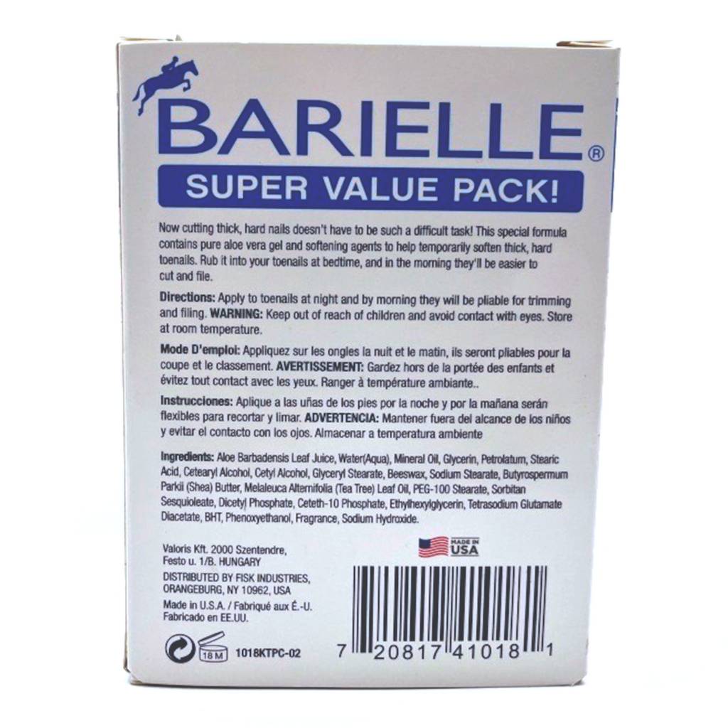 Barielle Toenail Softening Cream 1.18 oz 2-PC SET with Barielle Nail Clippers - Barielle - America's Original Nail Treatment Brand