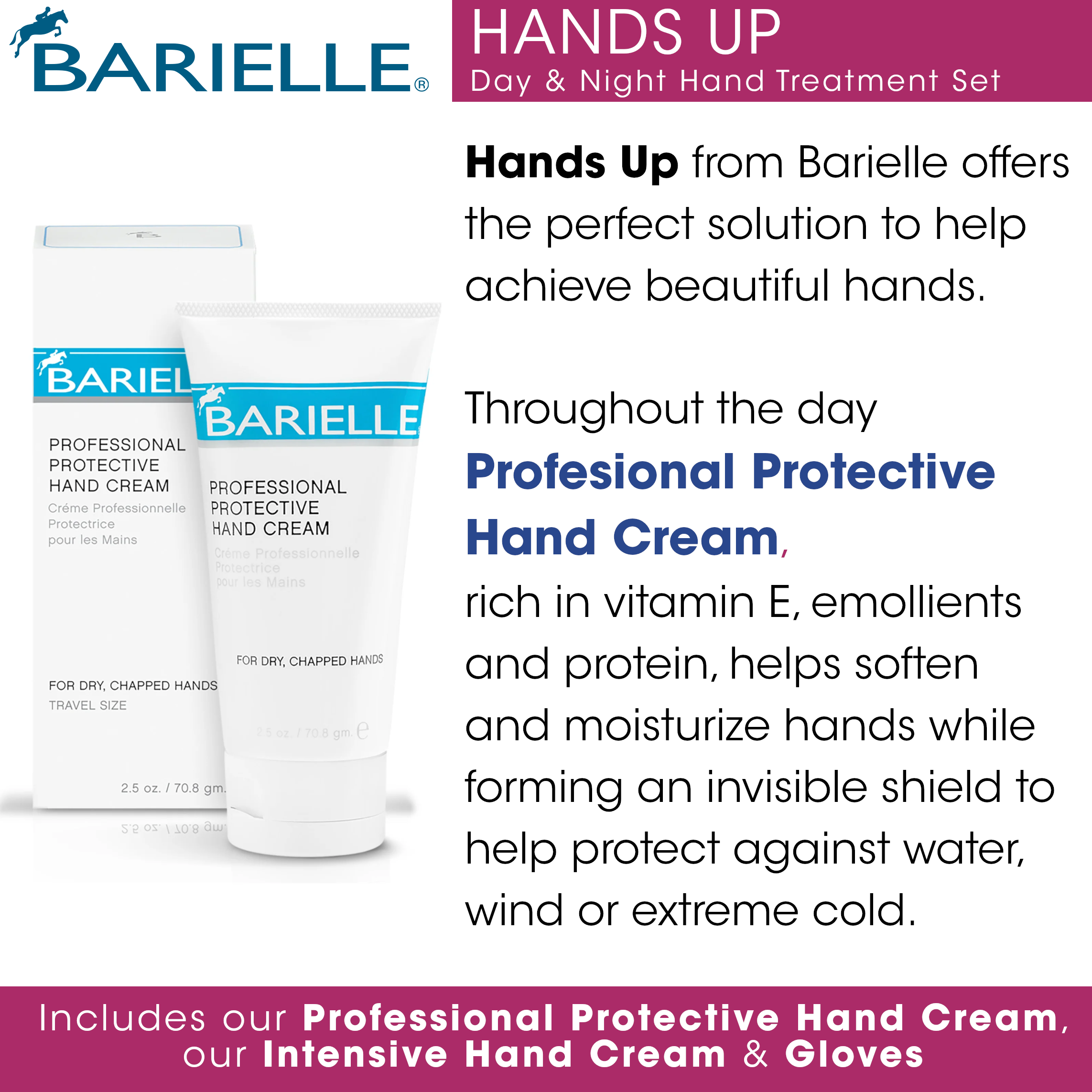 Barielle Hands Up Day and Night Hand Treatment Set