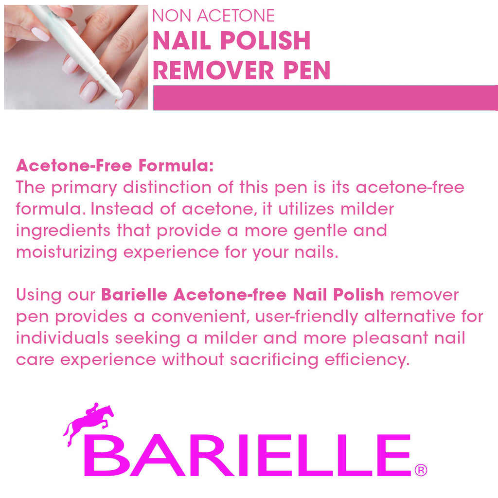 Barielle Acetone Free Nail Polish Remover Pen .14 oz.