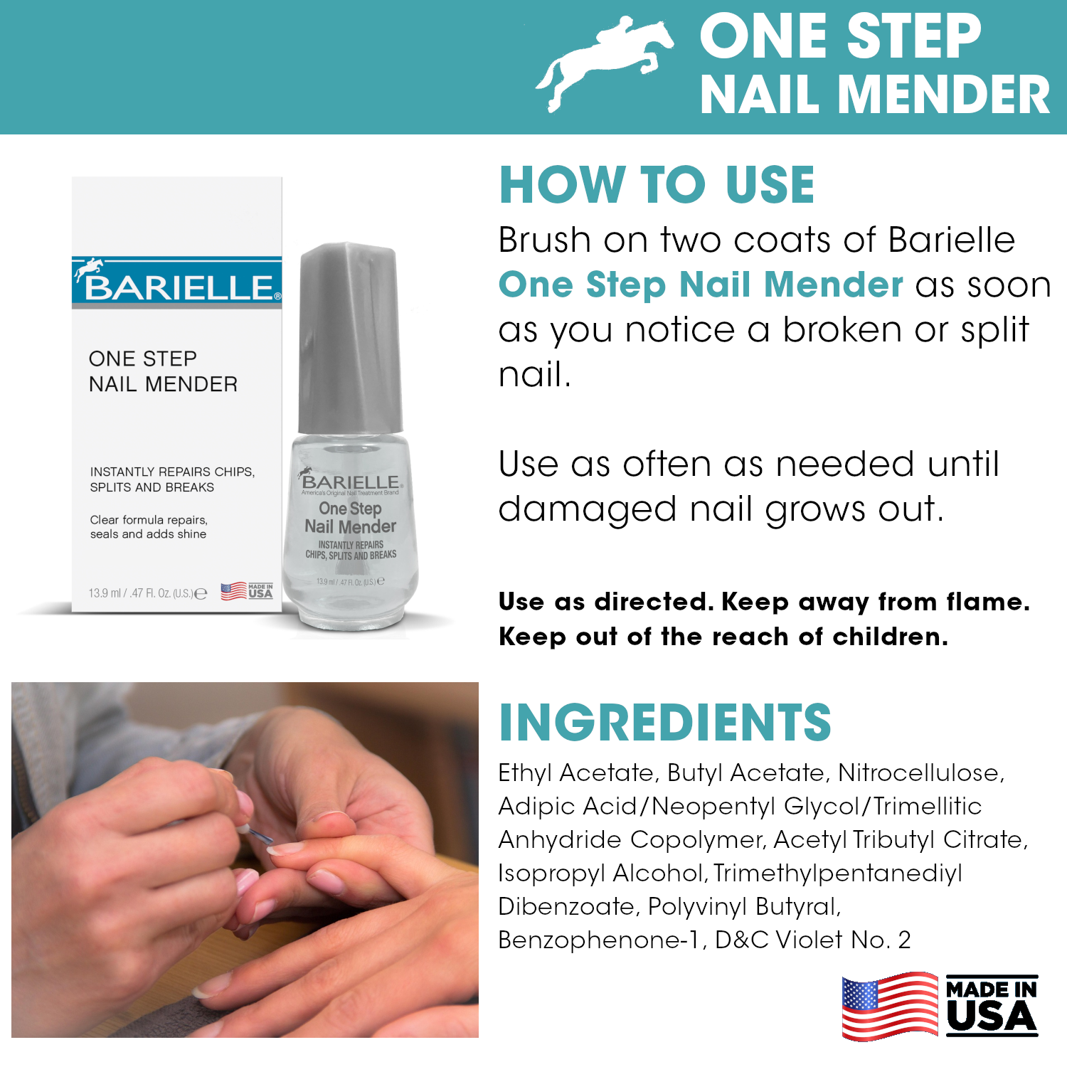 Barielle One Step Nail Mender .47 oz.
