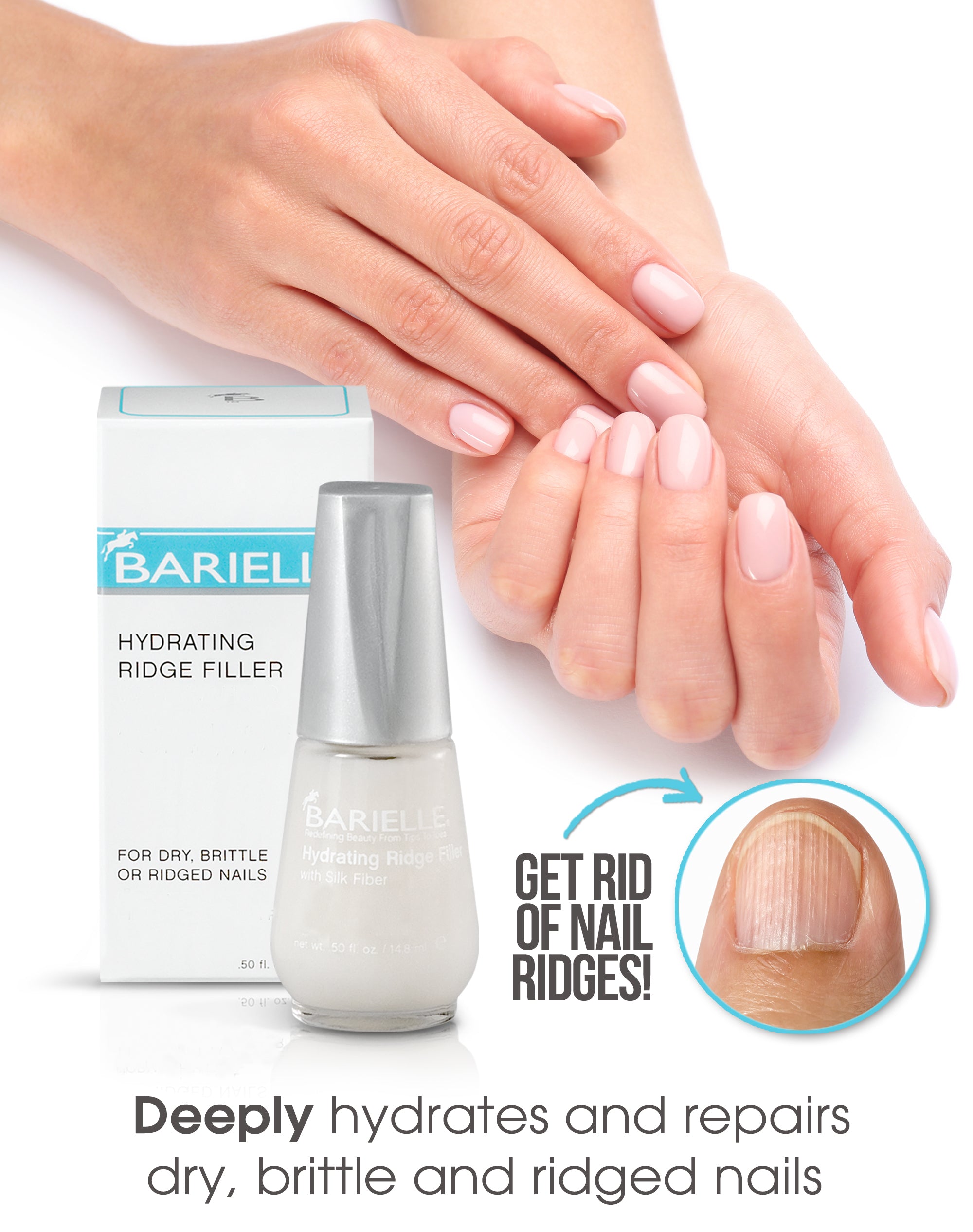 Barielle Hydrating Ridge Filler Base Coat .5 oz.