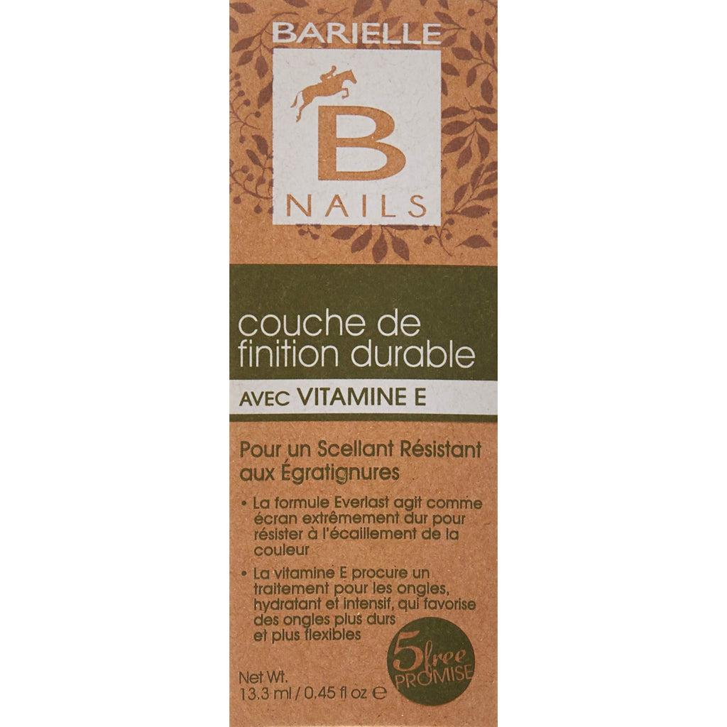 Barielle Everlast Top Coat with Vitamin E .45 oz. (PACK OF 2)