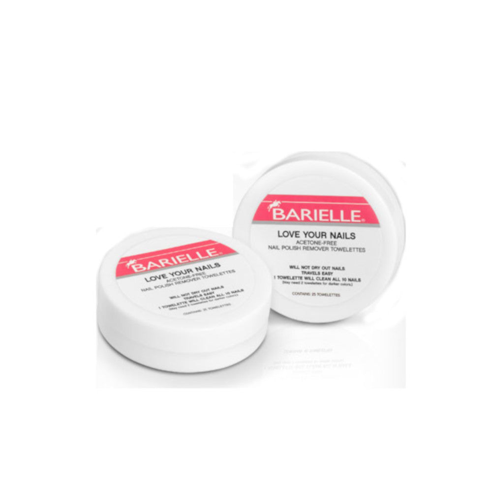 Barielle Love Your Nails - Acetone Free Nail Polish Remover Towelettes 25-Count - Barielle - America's Original Nail Treatment Brand