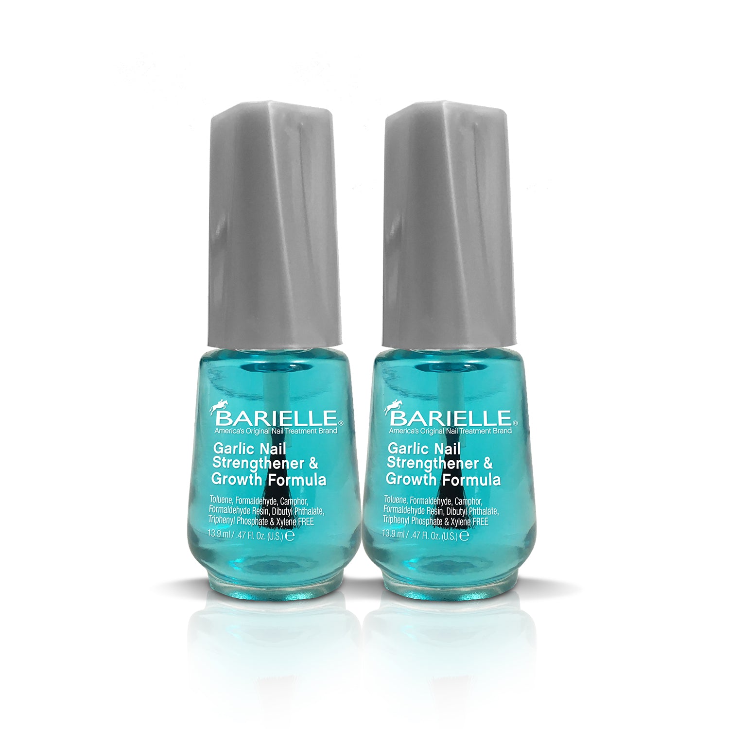 Barielle Garlic Nail Strengthener & Growth Formula .5 oz. (2-PACK) with Free Glittermania Included