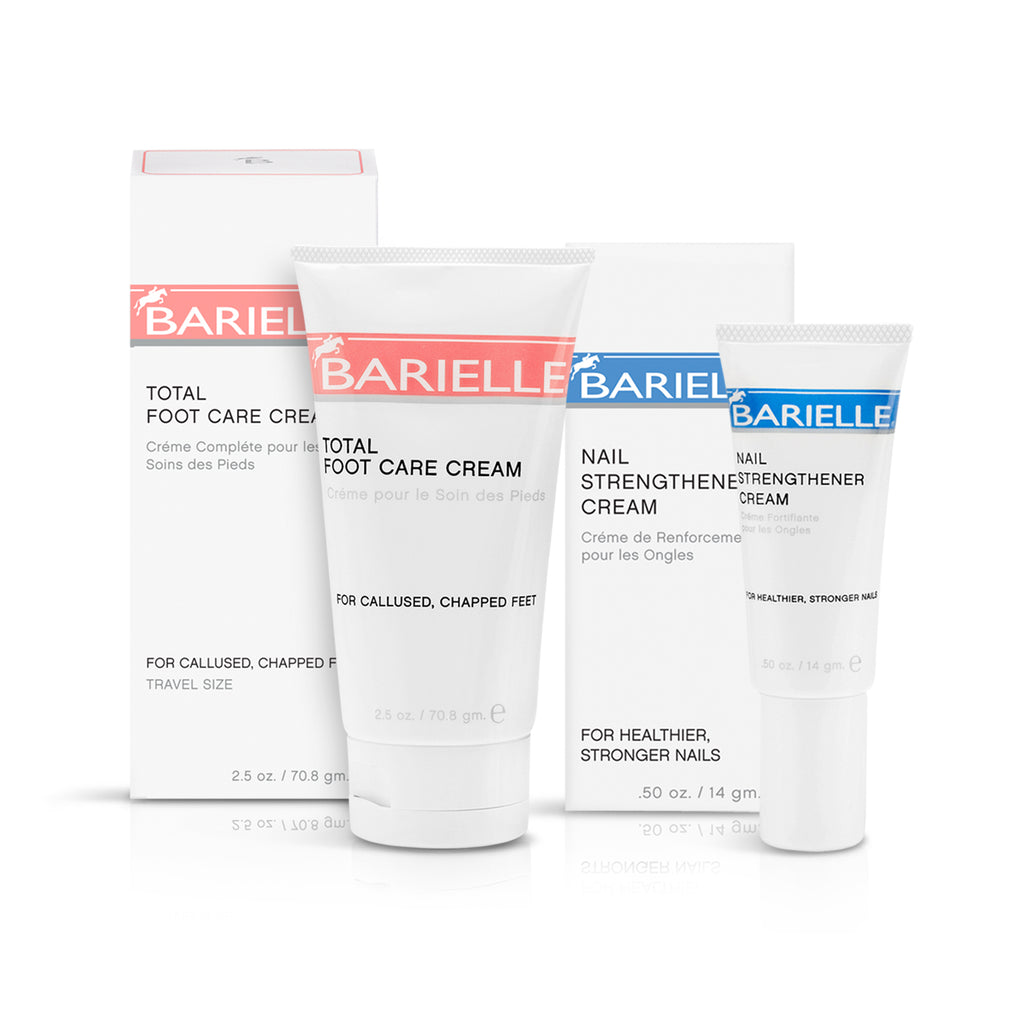 Barielle Nail Royalty - Fabulous Gift 2-PC Set - Includes .5oz Nail Strengthener & 2.5oz Total Foot Care Cream