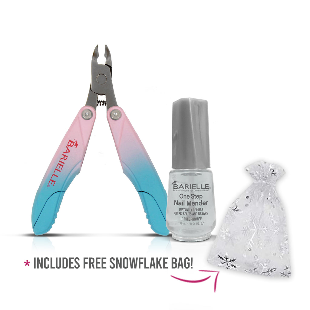 Barielle Ultimate Nail Fixer Combo 2-PC Set with Snowflake Bag - Barielle - America's Original Nail Treatment Brand
