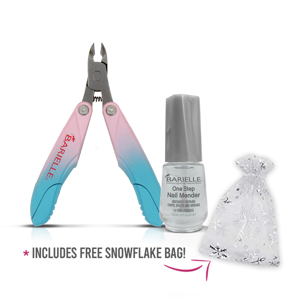 Barielle Ultimate Nail Fixer Combo 2-PC Set with Snowflake Bag