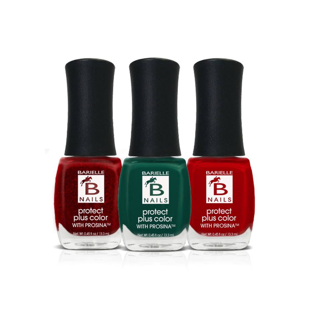 Barielle Christmas Bundle with Gift Bag (3-PC SET) - Barielle - America's Original Nail Treatment Brand