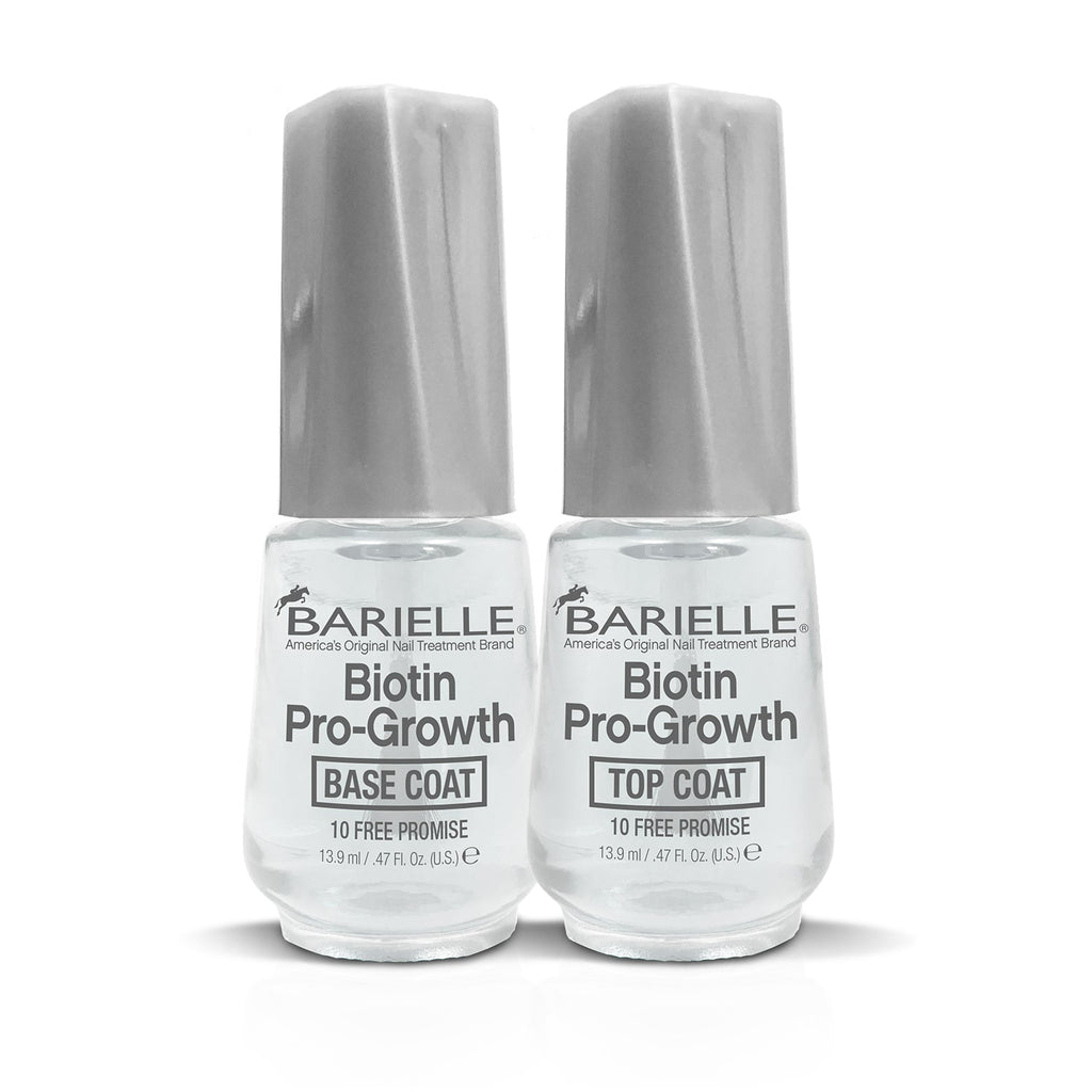 Barielle Biotin Pro-Growth Base Coat & Top Coat 2-PC Set - Barielle - America's Original Nail Treatment Brand
