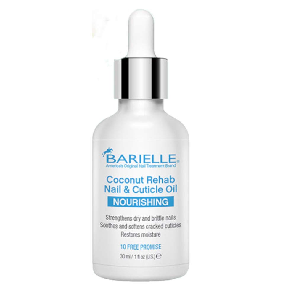 Barielle Coconut Rehab Nail and Cuticle Oil 1oz AND Barielle Cuticle Remover 4 oz. 2-PC Combo - Barielle - America's Original Nail Treatment Brand