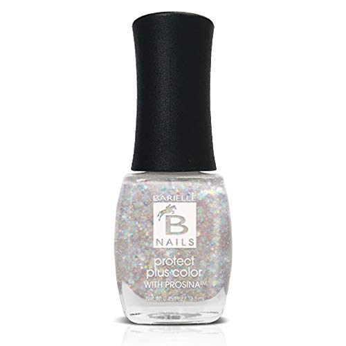 Angel Dust (A Sheer Iridescent Glitter) - Protect+ Nail Color w/ Prosina - Barielle - America's Original Nail Treatment Brand