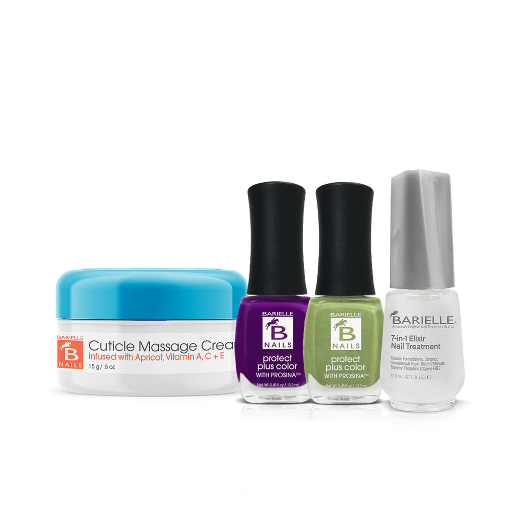 Barielle Bootiful Nail Care - 4-PC Treatment & Polish Bundle - Barielle - America's Original Nail Treatment Brand