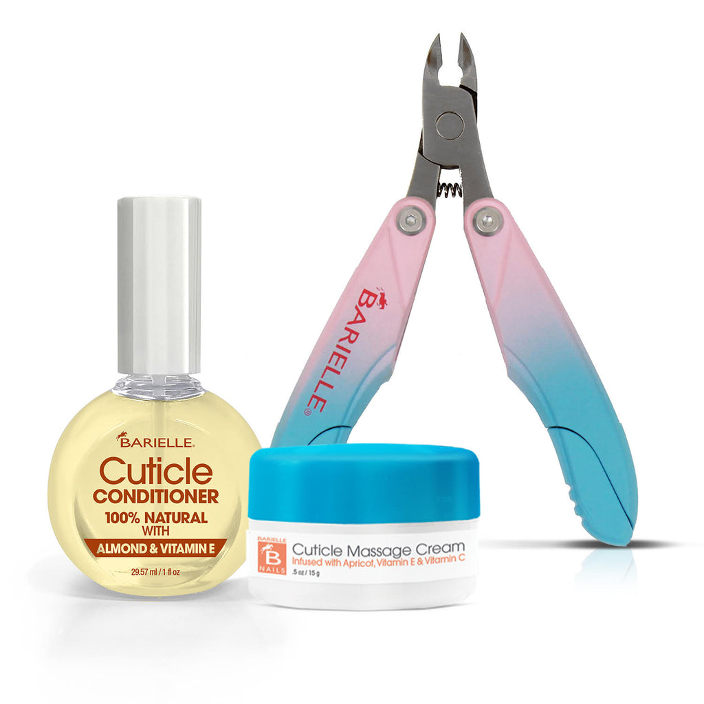 Barielle Cuticle Rehab Kit 3-PC Cuticle Care & Treatment Set - Barielle - America's Original Nail Treatment Brand