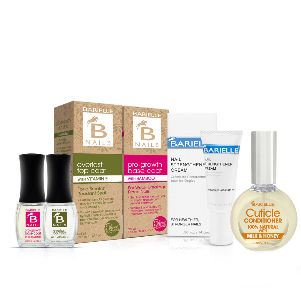 Barielle Nail Care Essentials Bundle 4-PC Set - Barielle - America's Original Nail Treatment Brand