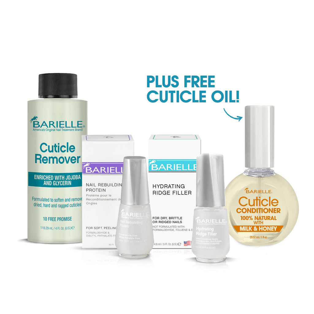 Barielle Ultimate Cuticle & Nail Care Collection 4-PC Set - Barielle - America's Original Nail Treatment Brand
