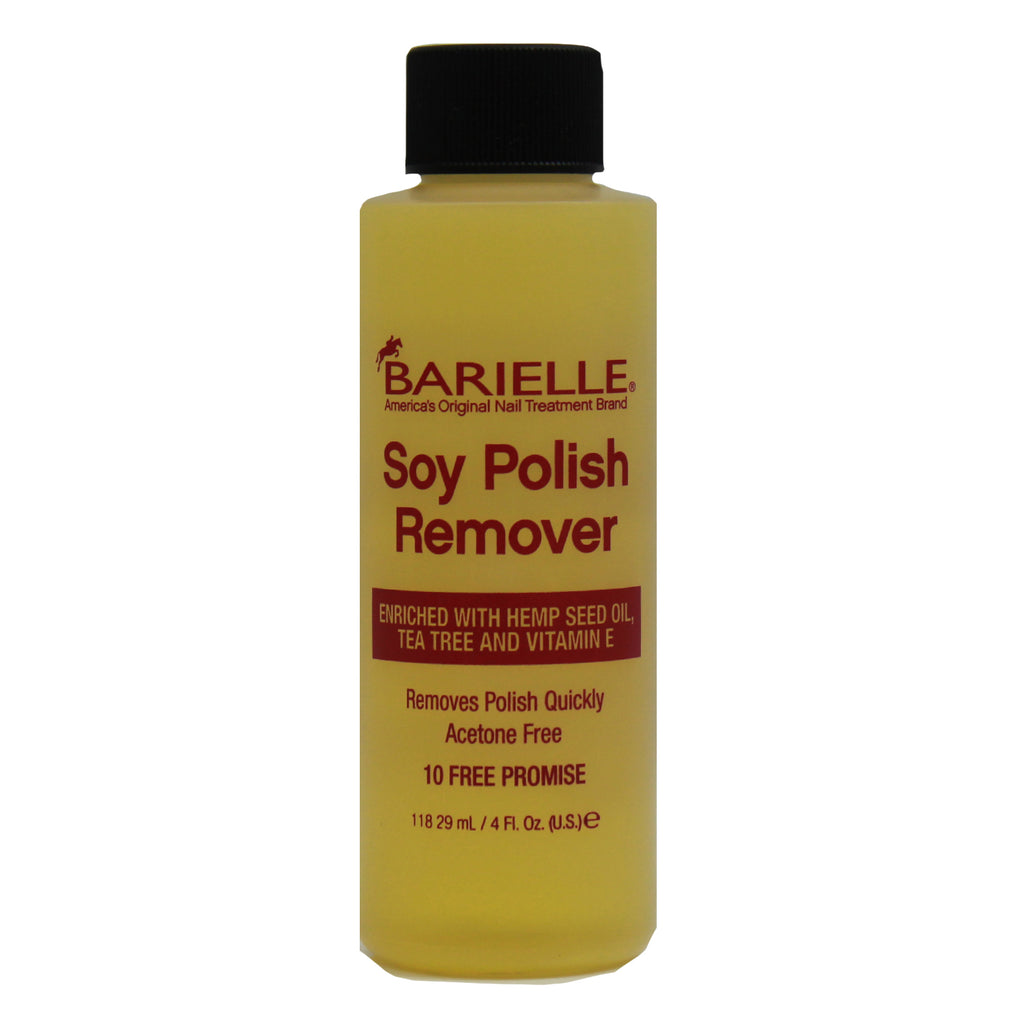 Barielle Acetone Free Soy Nail Polish Remover with Hemp Seed Oil 4 oz.
