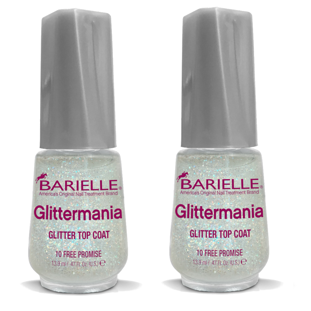 Barielle Glittermania Nail Top Coat .47 oz. (2-PACK)