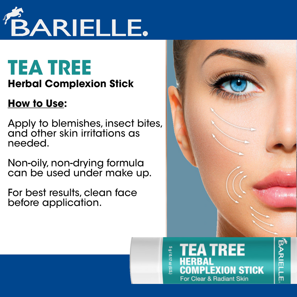 Barielle Tea Tree Complexion Stick - For Clear & Radiant Skin (4-PACK)