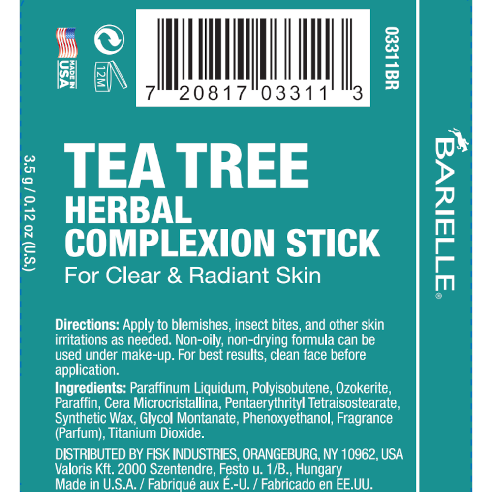 Barielle Tea Tree Complexion Stick - For Clear & Radiant Skin, Facial Treatment Stick