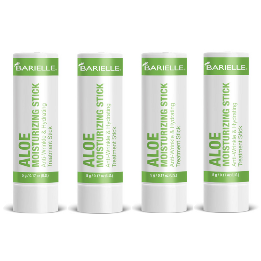 Barielle Aloe Moisturizing Stick - Anti-Wrinkle & Hydrating Facial Treatment Stick (4-PACK)