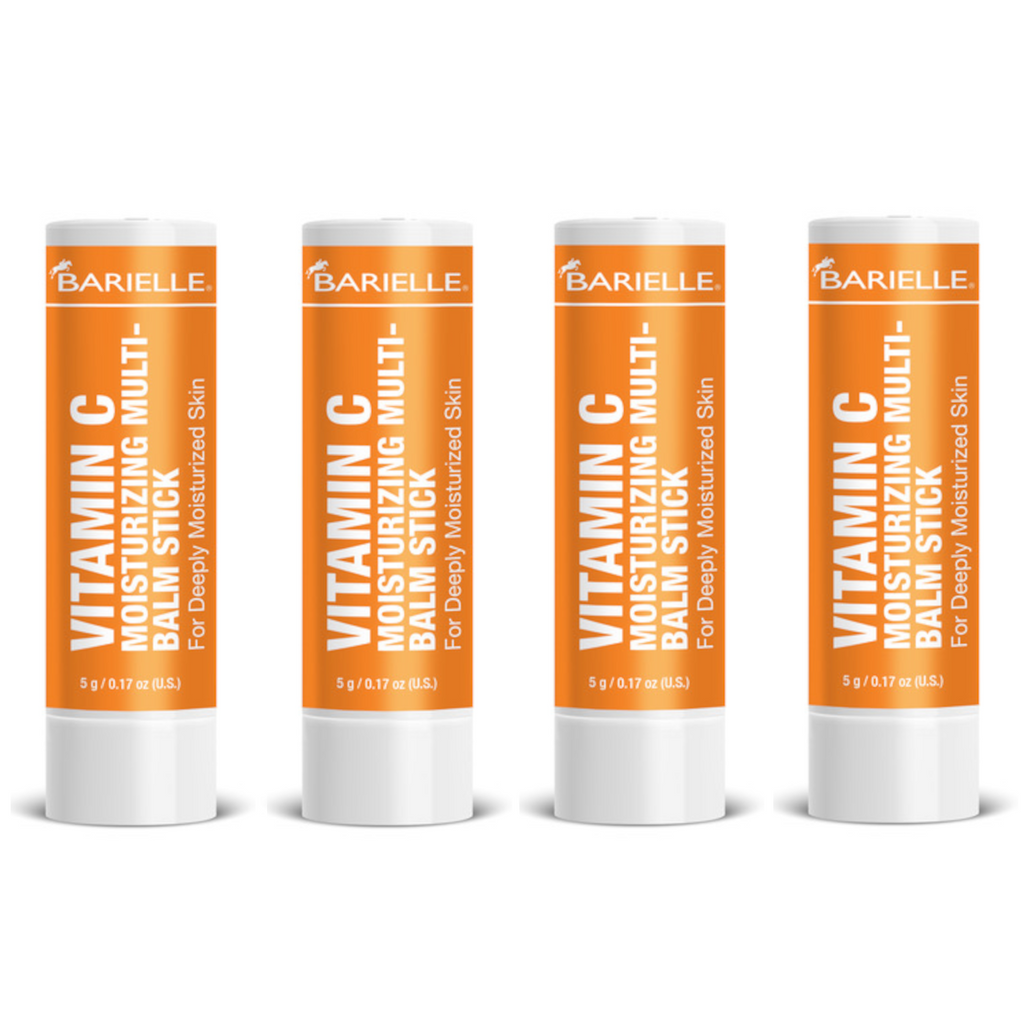 Barielle Vitamin C Moisturizing Balm Stick for Deeply Moisturized Skin (4-PACK)