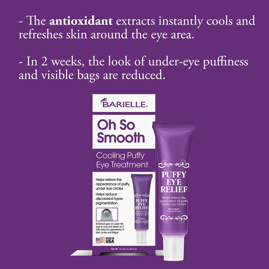 Barielle Oh So Smooth Cooling Puffy Eye Treatment .34 oz.