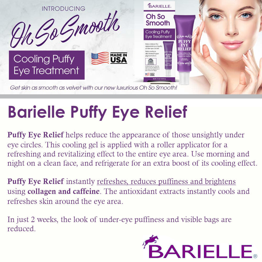 Barielle Oh So Smooth Cooling Puffy Eye Treatment .34 oz. (2-PACK)