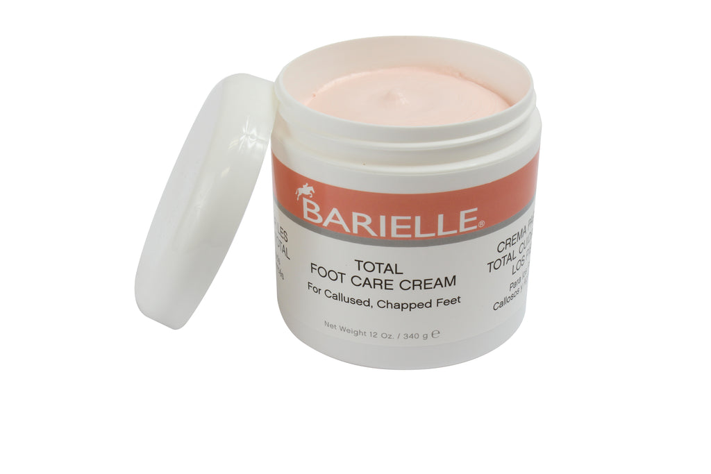 Barielle Total Foot Care Cream with Barielle Pedicure Foot Rasp File Callus Remover, Double Sided 10.7" X 1.7" with 10 Refill Grits - Barielle - America's Original Nail Treatment Brand