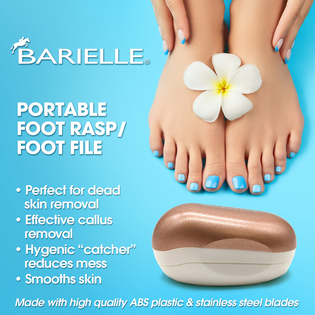Barielle Pedicure Foot Rasp File Callus Remover, Double Sided 10.7 x 1.7