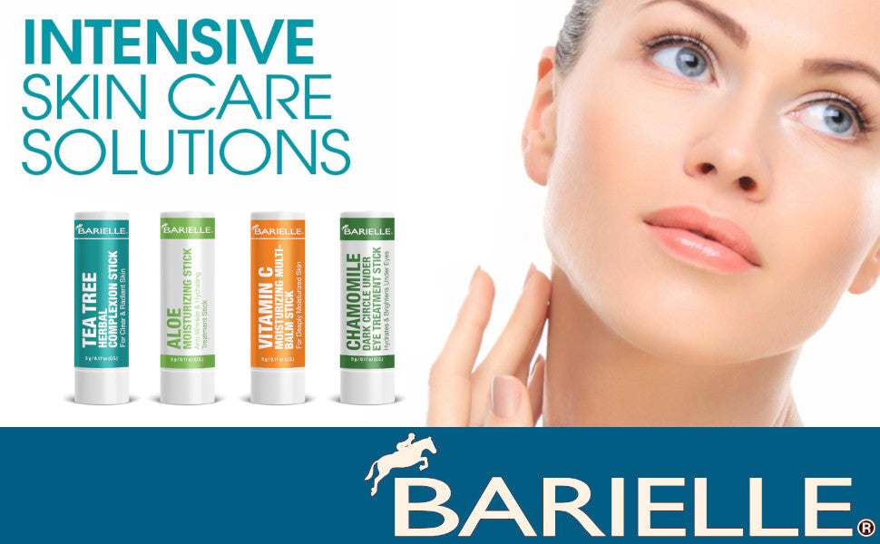 Barielle Aloe Moisturizing Stick - Anti-Wrinkle & Hydrating Facial Treatment Stick (4-PACK)