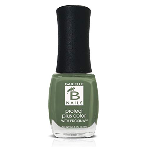 Irish Eyes (A Creamy Moss Green) - Protect+ Nail Color w/ Prosina - Barielle - America's Original Nail Treatment Brand